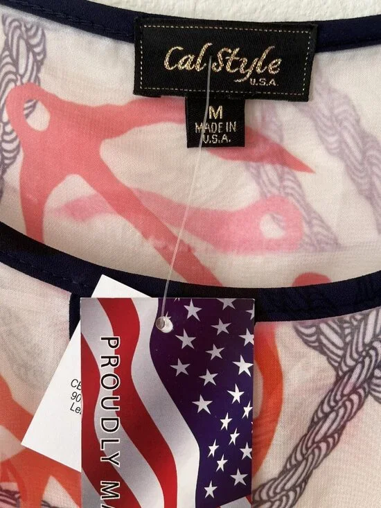 Cal Style Nautical Rope Anchor Top Coastal Chic Yacht Club Resortcore Maritime - Picture 8 of 9